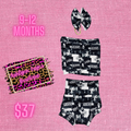 9-12M Tube Top, Bummie, Bow Set