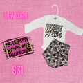 Newborn Bummie and Onesie Set
