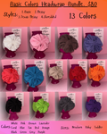 Basic Colors Headwrap Bundle