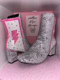 RTS Women’s Size 8 Bedazzled GoGo Booties